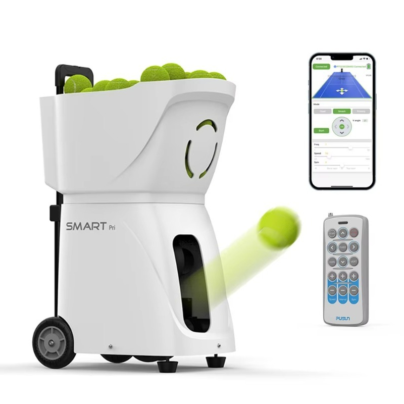 Sports Equipment App - เครื่องยิงลูกเทนนิสควบคุมผ่านแอปพลิเคชัน สำหรับฝึกซ้อมทั้งในร่มและกลางแจ้ง เหมาะสำหรับสนามกีฬา/พื้นที่กีฬา
