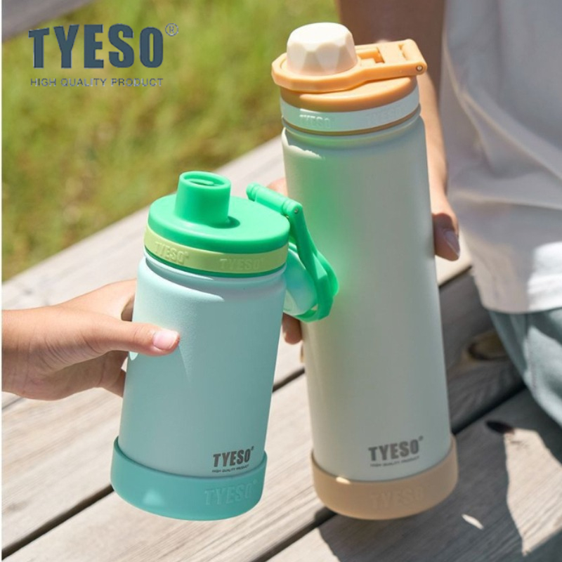 Sports Equipment 7 Year Old - กระติกน้ำเก็บอุณหภูมิ TYESO 420/600/750 มล. สำหรับเด็ก กระบอกน้ำสแตนเลสสุญญากาศ