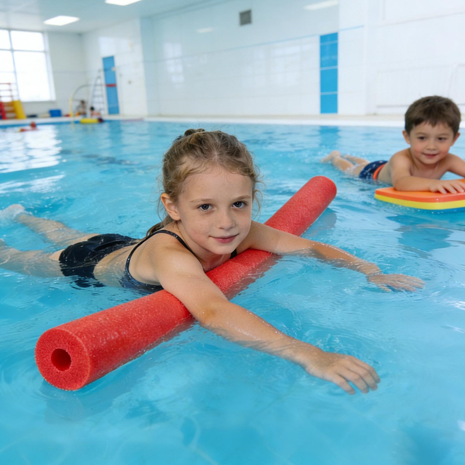 Foam Pool Noodle - โฟมลอยน้ำสำหรับสระว่ายน้ำ แท่งโฟมลอยน้ำ ห่วงโฟม แท่งช่วยพยุงตัว ใช้ได้ทั้งเด็กและผู้ใหญ่ อุปกรณ์เสริมสำหรับสระว่ายน้ำ