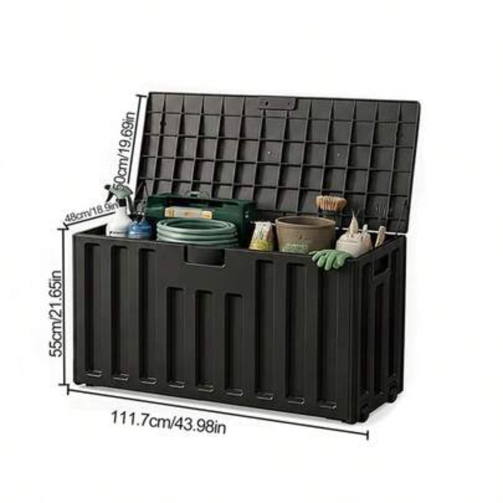 กล่องเก็บของกลางแจ้งความจุขนาด - Sports Equipment Outdoor Storage บทวิจารณ์และราคา