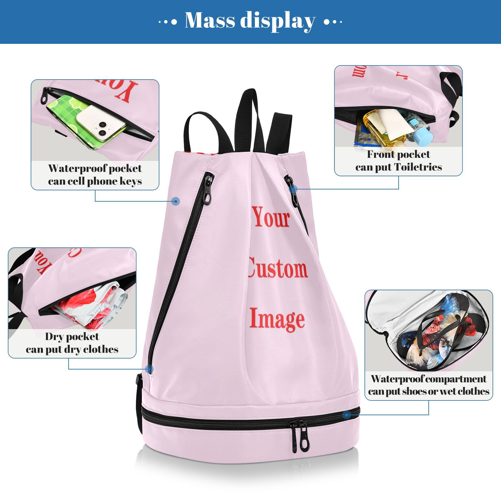 กระเป๋าเป้สะพายหลัง tas GYM ผู - Sports Equipment Outdoor Storage บทวิจารณ์และราคา