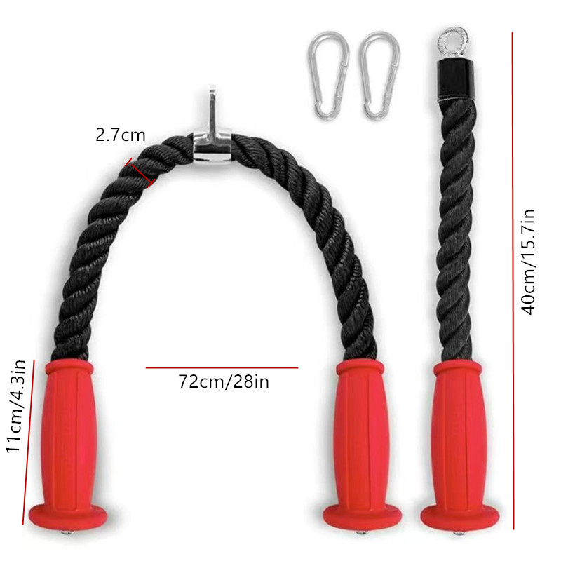 Ergonomic Tricep Ropes Non-Sli - Sports Equipment Images บทวิจารณ์และราคา
