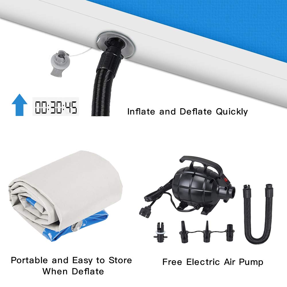 Inflatable Air Track ฟิตเนสยิม - Tumbling Air Track บทวิจารณ์และราคา